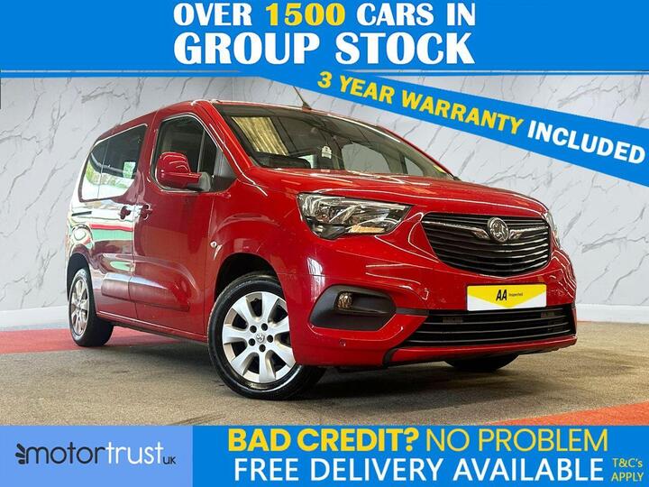 Vauxhall COMBO LIFE 1.2 Turbo Energy Euro 6 (s/s) 5dr