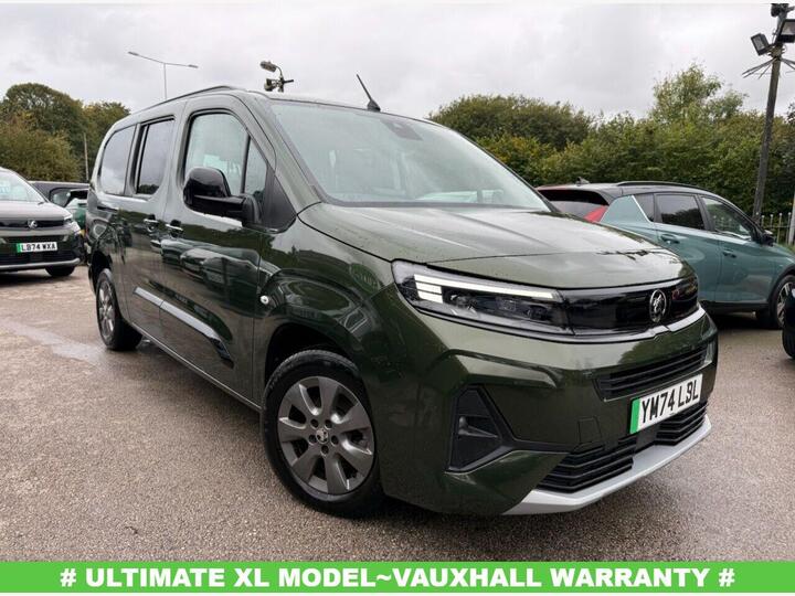 Vauxhall Combo Life Electric 52kWh Ultimate XL MPV Auto 5dr (7.4kW Charger) Vauxhall Combo Life Electric 52kWh Ultimate XL MPV Auto 5dr (7.4kW Charger)
