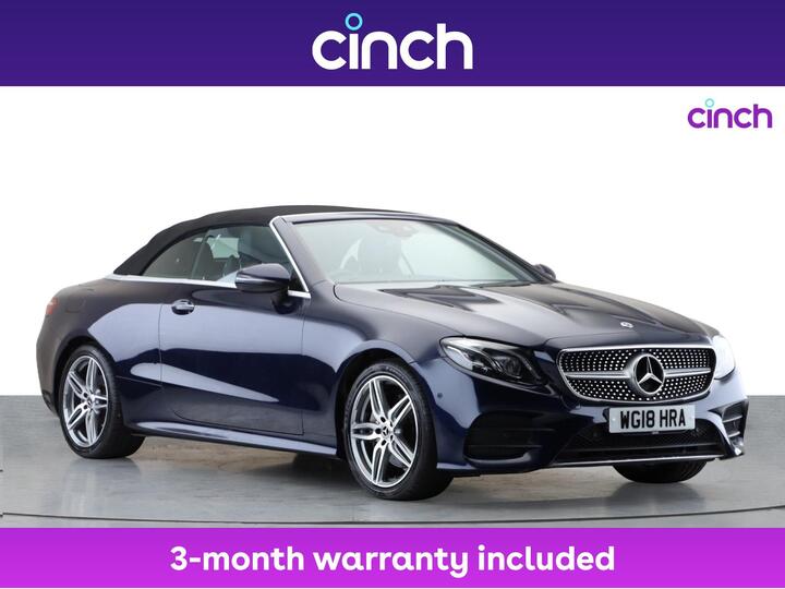 Mercedes-Benz E-Class 2.0 E220d AMG Line (Premium Plus) Cabriolet G-Tronic+ Euro 6 (s/s) 2dr