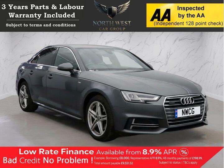 Audi A4 3.0 TDI V6 S Line S Tronic Quattro Euro 6 (s/s) 4dr