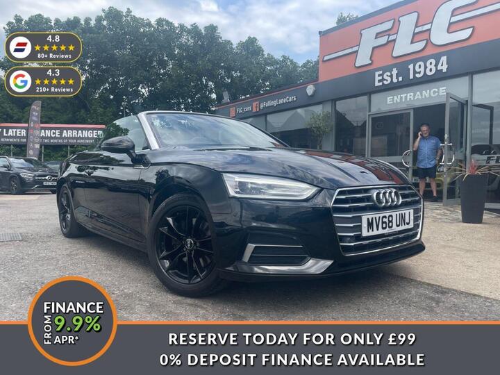 Audi A5 CABRIOLET 2.0 TFSI Sport S Tronic Euro 6 (s/s) 2dr