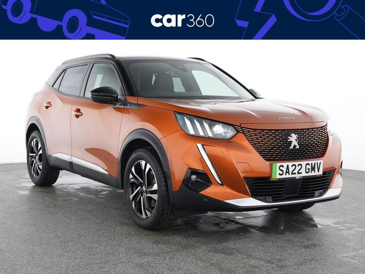 Peugeot E-2008 50kWh GT Auto 5dr (7kW Charger)