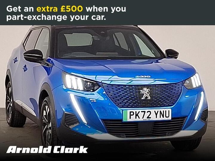 Peugeot E-2008 50kWh GT Auto 5dr (7kW Charger)