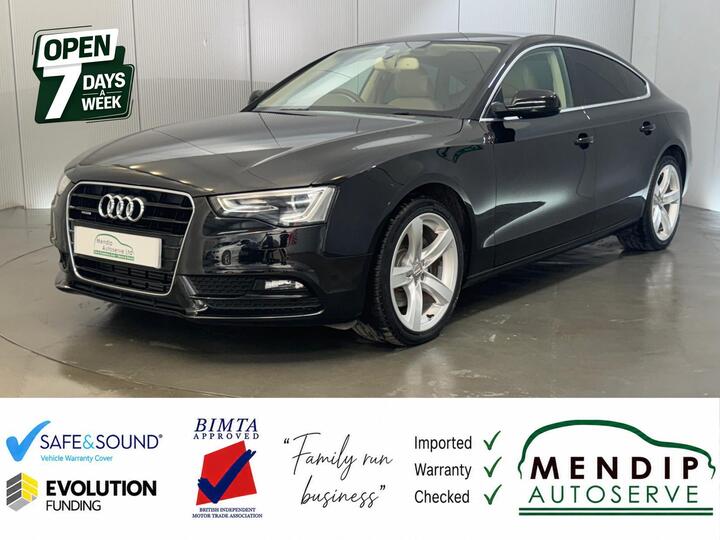 Audi A5 2.0 TFSI S Line Sportback 5dr Petrol S Tronic Quattro Euro 5 (s/s) (211 Ps)