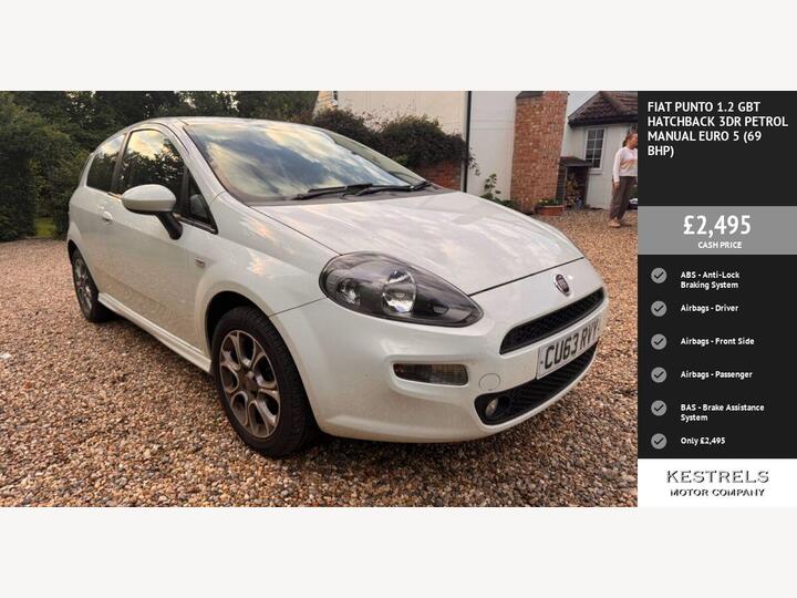 Fiat PUNTO 1.2 GBT Manual Euro 5 3dr