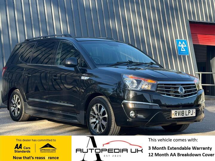SsangYong Turismo 2.2D ELX T-Tronic 4WD Selectable Euro 6 5dr