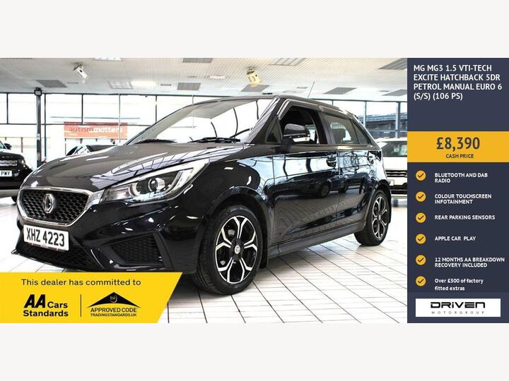 MG MG3 1.5 VTi-TECH Excite Euro 6 (s/s) 5dr