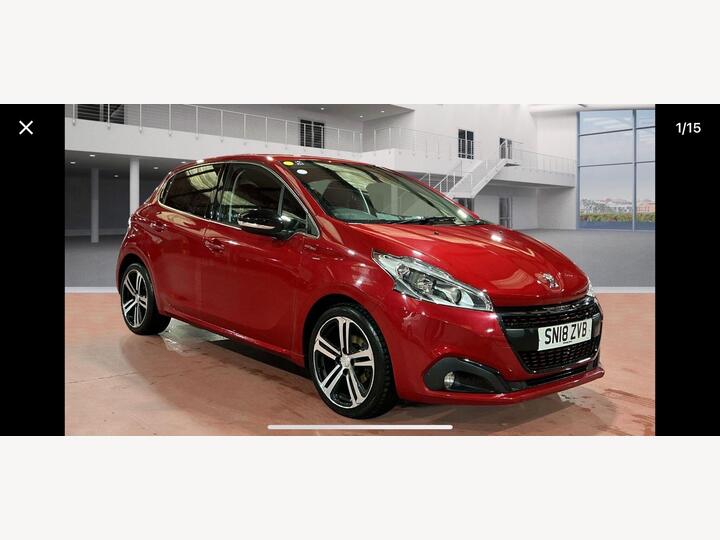 Peugeot 208 1.2 PureTech GT Line Euro 6 (s/s) 5dr Peugeot 208 1.2 PureTech GT Line Euro 6 (s/s) 5dr