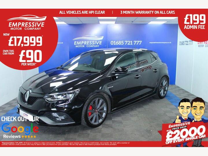 Renault MEGANE 1.8T R.S.280 Euro 6 (s/s) 5dr Renault MEGANE 1.8T R.S.280 Euro 6 (s/s) 5dr