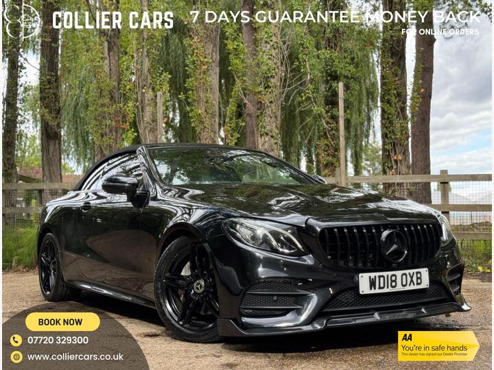 Mercedes-Benz E Class 2.0 E220d AMG Line (Premium) Cabriolet G-Tronic+ Euro 6 (s/s) 2dr