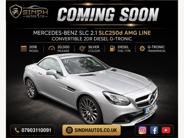 Mercedes-Benz SLC 2.1 SLC250d AMG Line G-Tronic Euro 6 (s/s) 2dr