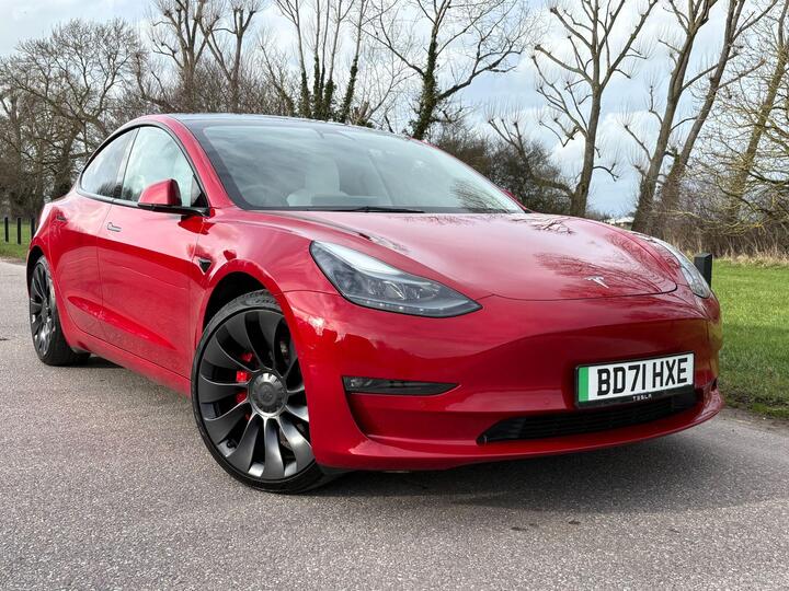Tesla Model 3 (Dual Motor) Performance Auto 4WDE 4dr (Performance Upgrade)