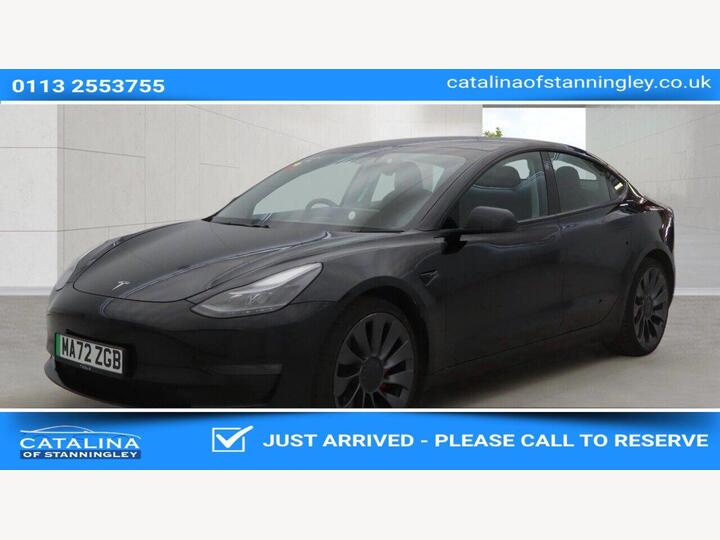 Tesla Model 3 (Dual Motor) Performance Auto 4WDE 4dr (Performance Upgrade)
