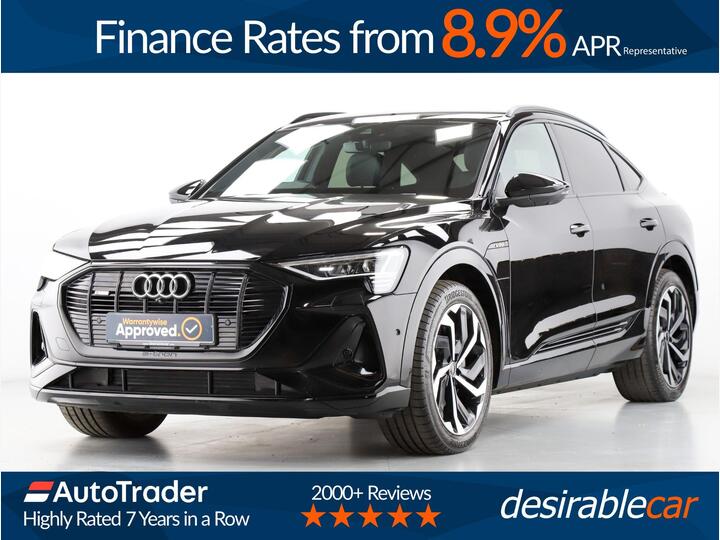 Audi E-tron 50 Black Edition Sportback Auto Quattro 5dr 71.2kWh (11kW Charger)