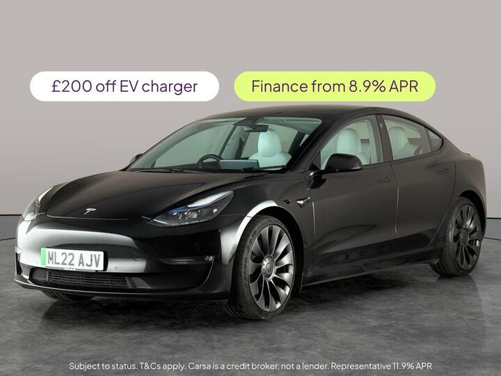 Tesla Model 3 (Dual Motor) Performance Auto 4WDE 4dr (Performance Upgrade)