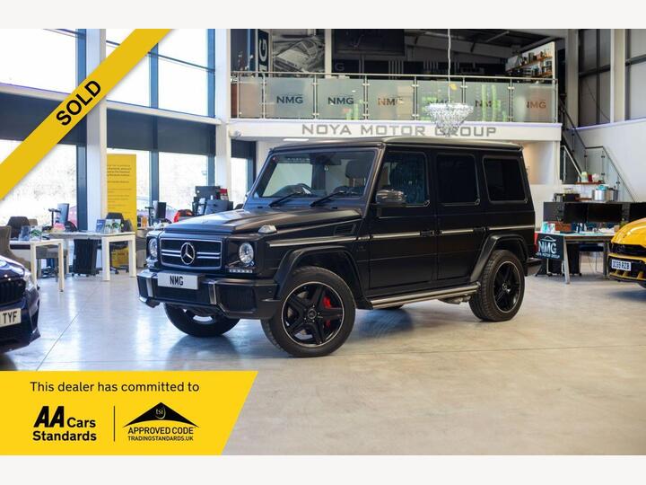 Mercedes-Benz G-CLASS 5.5 G63 V8 BiTurbo AMG G-Tronic+ 4WD Euro 5 (s/s) 5dr Mercedes-Benz G-CLASS 5.5 G63 V8 BiTurbo AMG G-Tronic+ 4WD Euro 5 (s/s) 5dr
