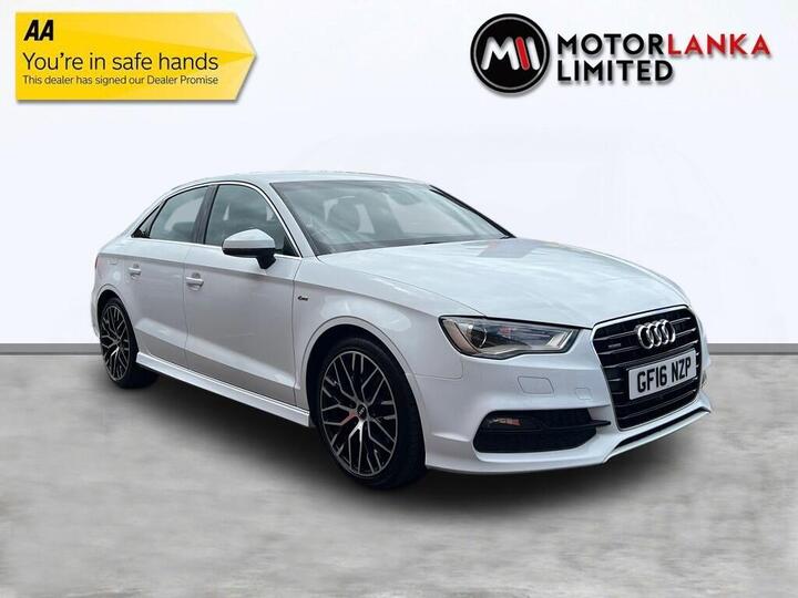 Audi A3 2.0 TDI S Line S Tronic Quattro Euro 6 (s/s) 4dr (Nav)
