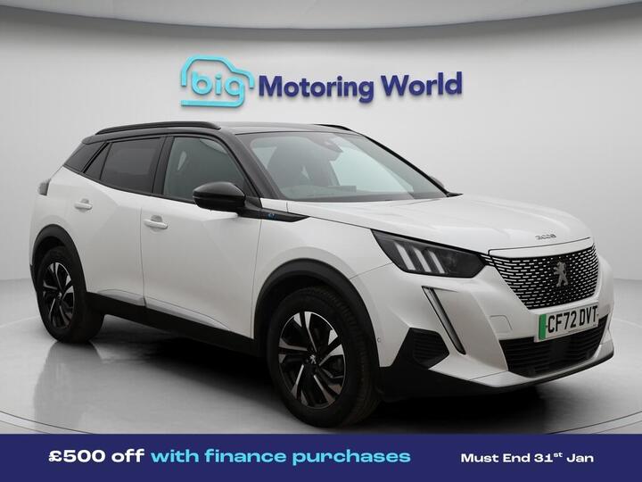 Peugeot E-2008 50kWh GT Auto 5dr (7kW Charger)