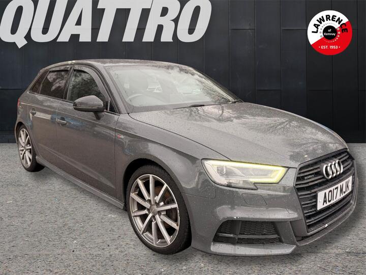 Audi A3 2.0 TDI Black Edition Sportback Quattro Euro 6 (s/s) 5dr