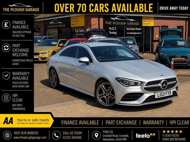 Mercedes-Benz CLA 1.3 CLA180 AMG Line Coupe 7G-DCT Euro 6 (s/s) 4dr