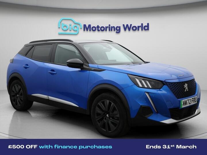 Peugeot E-2008 50kWh GT Premium Auto 5dr (7kW Charger)