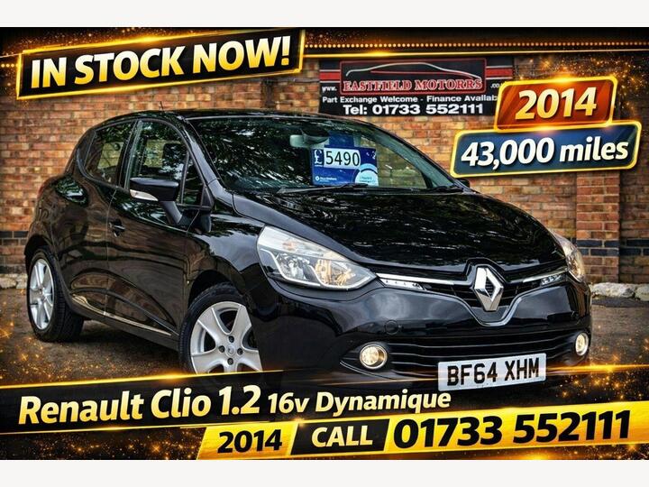 Renault Clio 1.2 16V Dynamique MediaNav Euro 5 5dr Renault Clio 1.2 16V Dynamique MediaNav Euro 5 5dr