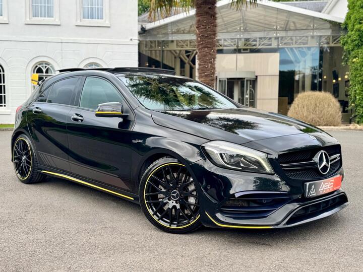 Mercedes-Benz A Class 2.0 A45 AMG Yellow Night Edition SpdS DCT 4MATIC Euro 6 (s/s) 5dr Mercedes-Benz A Class 2.0 A45 AMG Yellow Night Edition SpdS DCT 4MATIC Euro 6 (s/s) 5dr