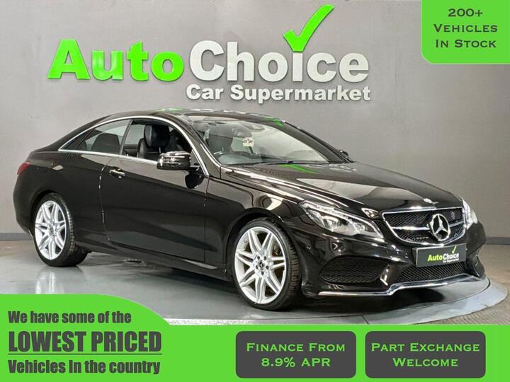 Mercedes-Benz E-CLASS 3.0 E350d V6 AMG Line Edition (Premium) G-Tronic+ Euro 6 (s/s) 2dr Mercedes-Benz E-CLASS 3.0 E350d V6 AMG Line Edition (Premium) G-Tronic+ Euro 6 (s/s) 2dr