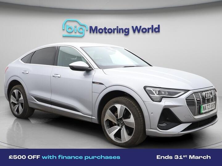 Audi E-tron 55 S Line Sportback Auto Quattro 5dr 95kWh (11kW Charger)