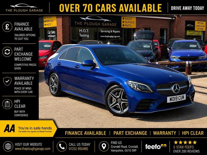 Mercedes-Benz C Class 2.0 C300d AMG Line (Premium) G-Tronic+ Euro 6 (s/s) 4dr