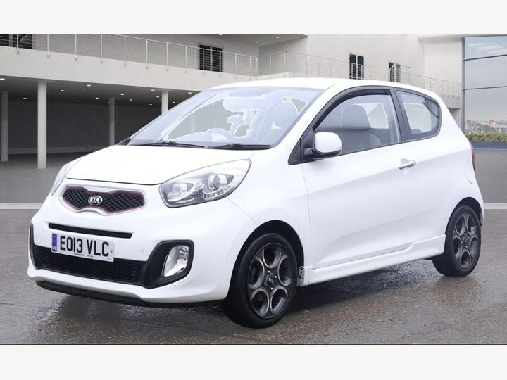 Kia PICANTO 1.25 White Auto Euro 5 3dr