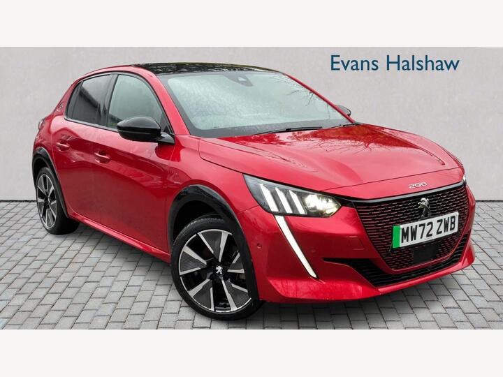 Peugeot E-208 50kWh GT Auto 5dr (7kW Charger)