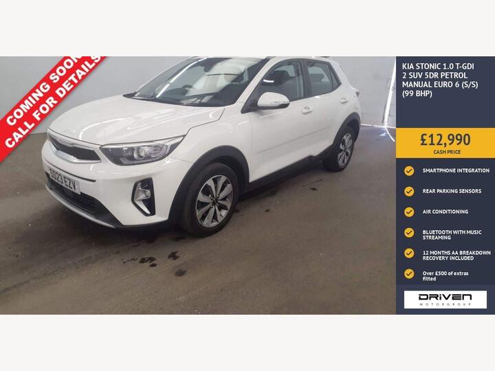Kia STONIC 1.0 T-GDi 2 Euro 6 (s/s) 5dr