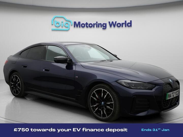 BMW I4 M50 83.9kWh Gran Coupe Auto 4WD 5dr