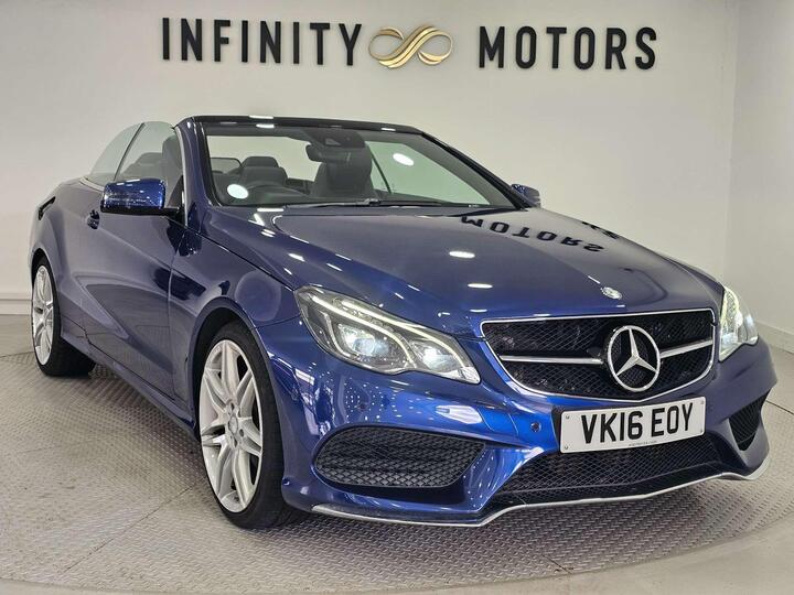 Mercedes-Benz E-CLASS 2.1 E220d AMG Line Edition Cabriolet G-Tronic+ Euro 6 (s/s) 2dr
