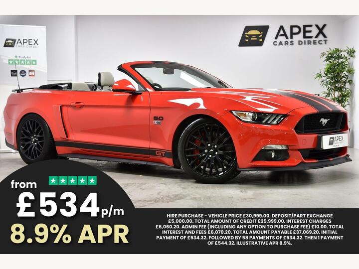 Ford Mustang 5.0 V8 GT SelShift Euro 6 2dr