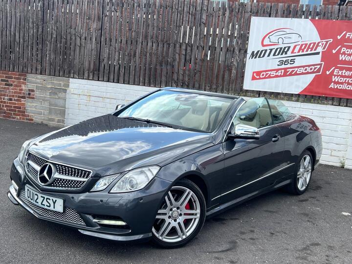Mercedes-Benz E Class 1.8 E200 BlueEfficiency Sport Cabriolet G-Tronic+ Euro 5 (s/s) 2dr