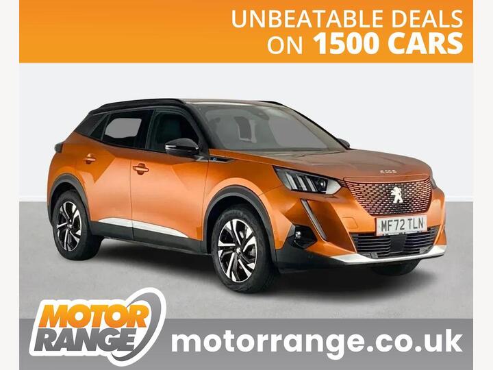 Peugeot 2008 50kWh GT Auto 5dr (7kW Charger) Peugeot 2008 50kWh GT Auto 5dr (7kW Charger)