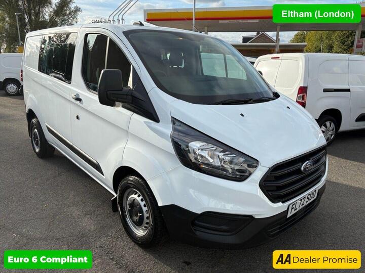 Ford TRANSIT CUSTOM 2.0 300 EcoBlue Leader Crew Van L1 H1 Euro 6 (s/s) 5dr Ford TRANSIT CUSTOM 2.0 300 EcoBlue Leader Crew Van L1 H1 Euro 6 (s/s) 5dr