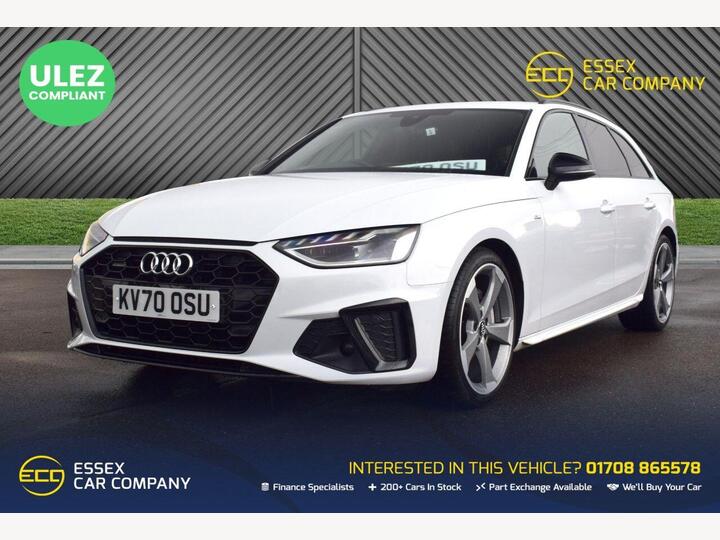 Audi A4 AVANT 2.0 TDI 40 Black Edition S Tronic Quattro Euro 6 (s/s) 5dr Audi A4 AVANT 2.0 TDI 40 Black Edition S Tronic Quattro Euro 6 (s/s) 5dr