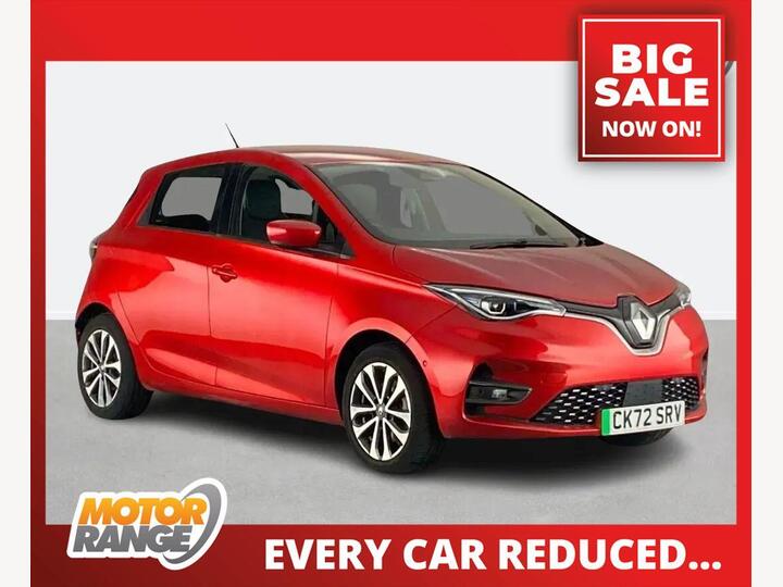 Renault Zoe R135 EV50 52kWh GT Line + Auto 5dr (Rapid Charge)