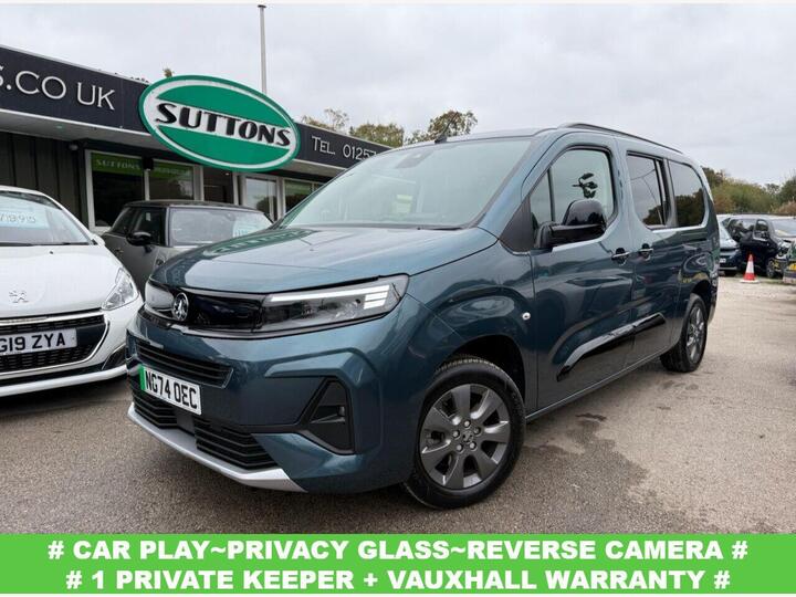Vauxhall Combo Life Electric 52kWh Ultimate XL MPV Auto 5dr (7.4kW Charger)
