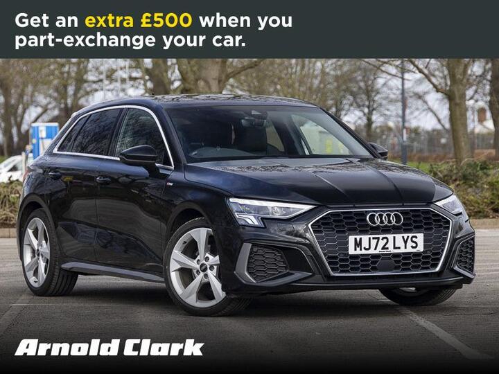 Audi A3 1.0 TFSI 30 S Line Sportback S Tronic Euro 6 (s/s) 5dr