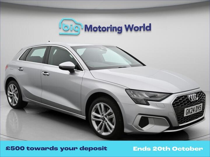 Audi A3 1.0 TFSI 30 Sport Sportback S Tronic Euro 6 (s/s) 5dr