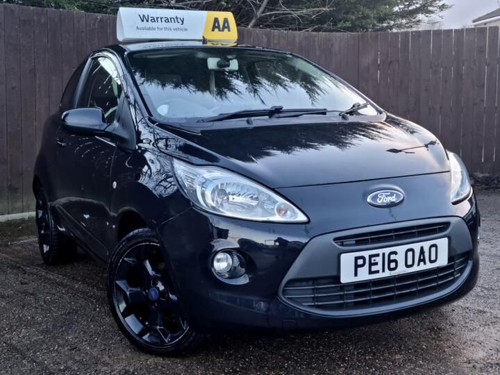 Ford Ka 1.2 Zetec Black Edition Euro 6 (s/s) 3dr