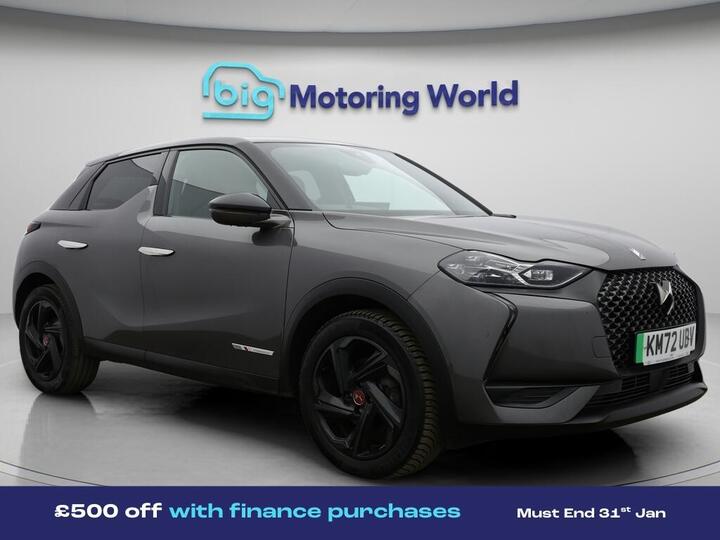 DS AUTOMOBILES DS 3 CROSSBACK E-TENSE 50kWh Performance Line + Crossback Auto 5dr