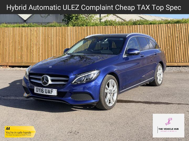 Mercedes-Benz C Class 2.0 C350e 6.4kWh Sport (Premium Plus) G-Tronic+ Euro 6 (s/s) 5dr 18in Alloy
