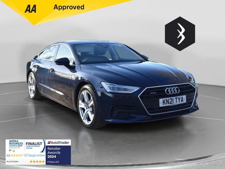 Audi A7 2.0 TFSIe 50 Sport Sportback S Tronic Quattro Euro 6 (s/s) 5dr 17.9kWh