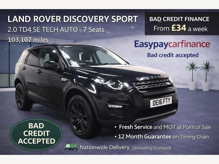 Land Rover Discovery Sport 2.0 TD4 SE Tech Auto 4WD Euro 6 (s/s) 5dr