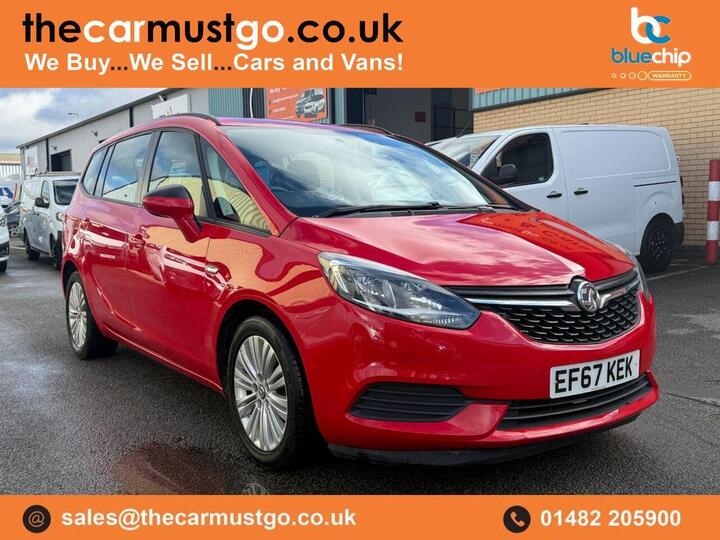 Vauxhall ZAFIRA TOURER 1.4i Turbo Design Euro 6 5dr
